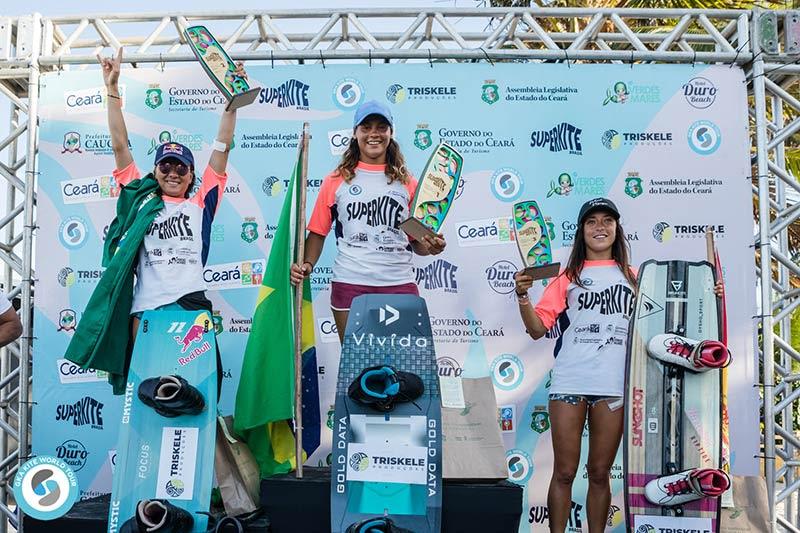 Podium - 2019 GKA Freestyle World Cup Cumbuco - photo © Svetlana Romantsova