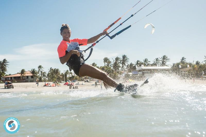 Mikaili's moment - 2019 GKA Freestyle World Cup Cumbuco photo copyright Svetlana Romantsova taken at  and featuring the Kiteboarding class