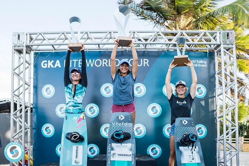 Podium - 2019 GKA Freestyle World Cup Cumbuco - photo © Svetlana Romantsova