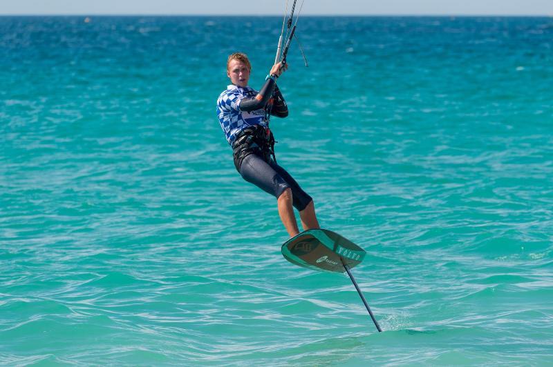 2017 outright winner Olly Bridge photo copyright Gordon Pettigrew taken at  and featuring the Kiteboarding class