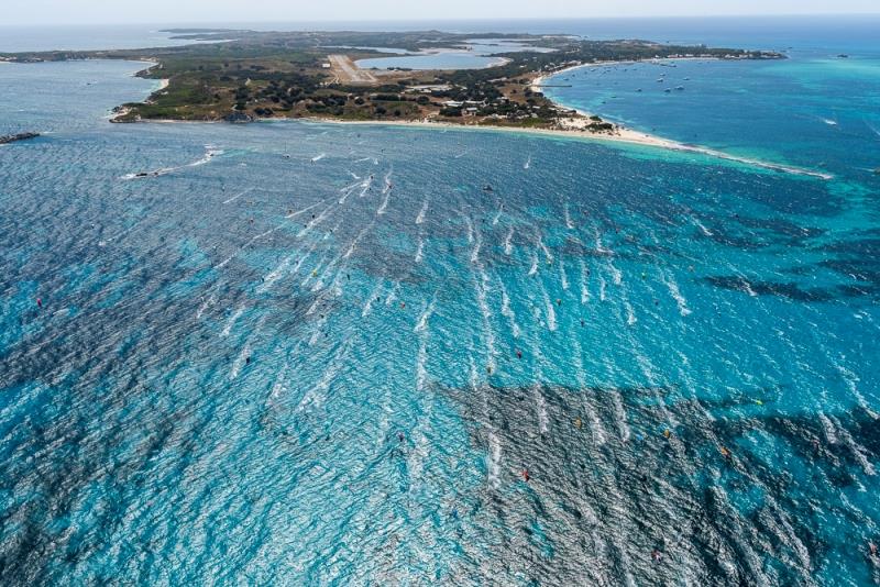 2019 Red Bull Lighthouse to Leighton Kiteboard Race photo copyright Peta North Aerial Photography taken at  and featuring the Kiteboarding class