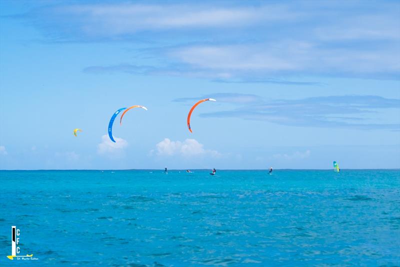 Caribbean Foiling Championships: Start Kitefoil of the only class that raced on Saturday February 22, 2020 photo copyright Caribbean Foiling Championships taken at  and featuring the Kiteboarding class