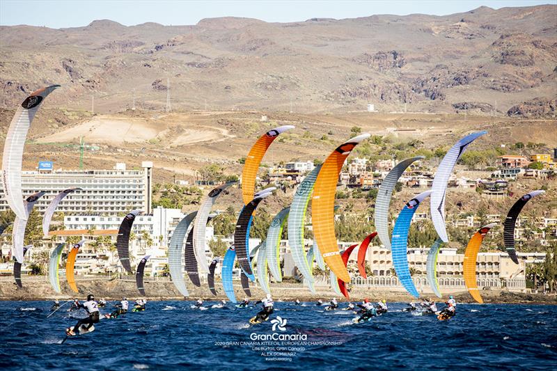 2020 Gran Canaria KiteFoil Open European Championships photo copyright IKA Media / Alex Schwarz taken at  and featuring the Kiteboarding class