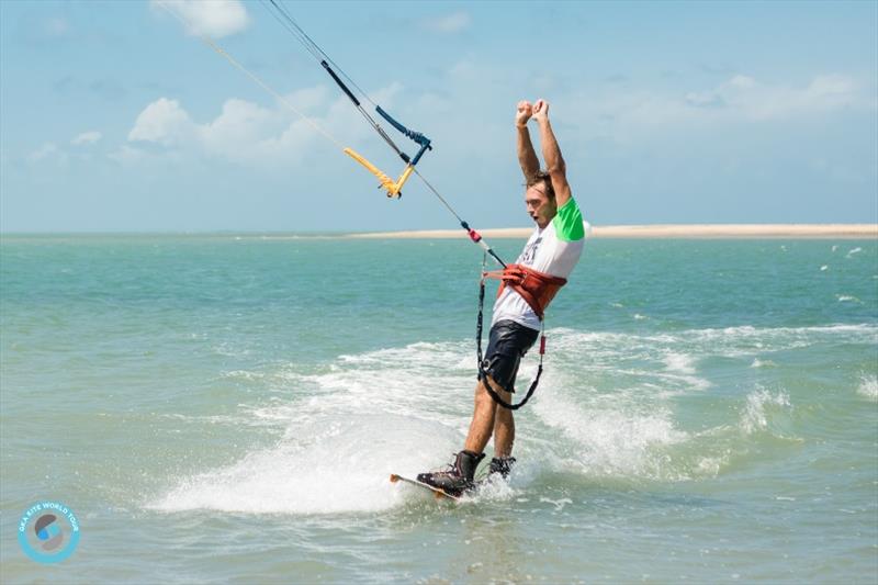 Huge congrats to Maxime Chabloz for taking home the top spot at the twintip freestyle competition in Brazil photo copyright Svetlana Romantsova taken at  and featuring the Kiteboarding class