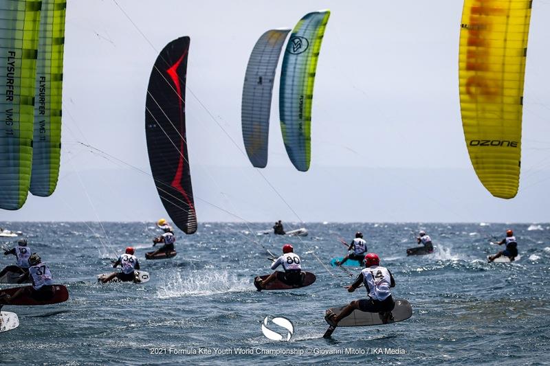 2021 Formula Kite U19 and A's Youth Foil Worlds in Gizzeria - Day 1 photo copyright IKA / Giovanni Mitolo taken at  and featuring the Kiteboarding class