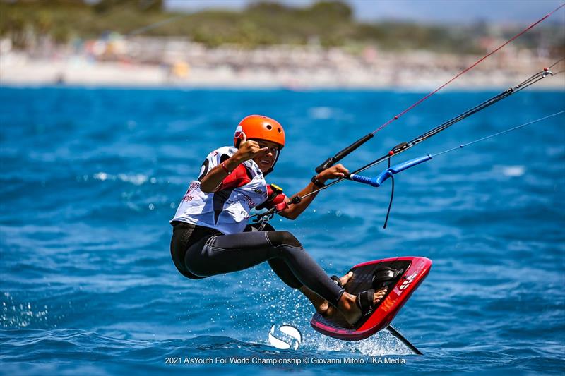 Jakub Balewicz (POL) - 2021 Formula Kite U19 and A's Youth Foil Worlds in Gizzeria - Day 3 photo copyright IKA / Giovanni Mitolo taken at  and featuring the Kiteboarding class