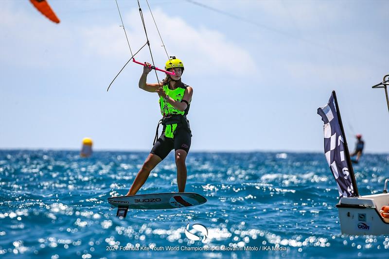 Julia Damasiewicz (POL) - 2021 Formula Kite U19 and A's Youth Foil Worlds in Gizzeria - Day 4 - photo © IKA / Giovanni Mitolo