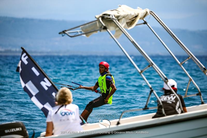 Jan Koszowski (POL) - 2021 Formula Kite U19 and A's Youth Foil Worlds in Gizzeria - Day 4 - photo © IKA / Giovanni Mitolo