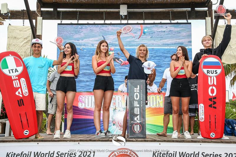 2021 Formula Kite U19 and A's Youth Foil Worlds in Gizzeria - Final Day photo copyright IKA / Giovanni Mitolo taken at  and featuring the Kiteboarding class