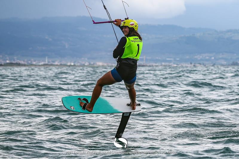 Julia Damasiewicz (POL) - 2021 Formula Kite U19 and A's Youth Foil Worlds in Gizzeria - Final Day photo copyright IKA / Giovanni Mitolo taken at  and featuring the Kiteboarding class
