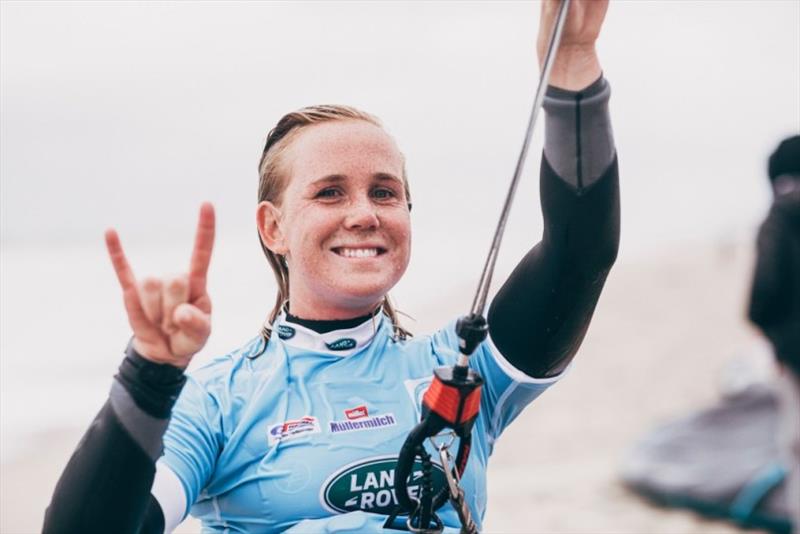 Peri Roberts - GKA Kite-Surf World Cup Sylt 2021, day 4 photo copyright Lukas Stiller taken at  and featuring the Kiteboarding class