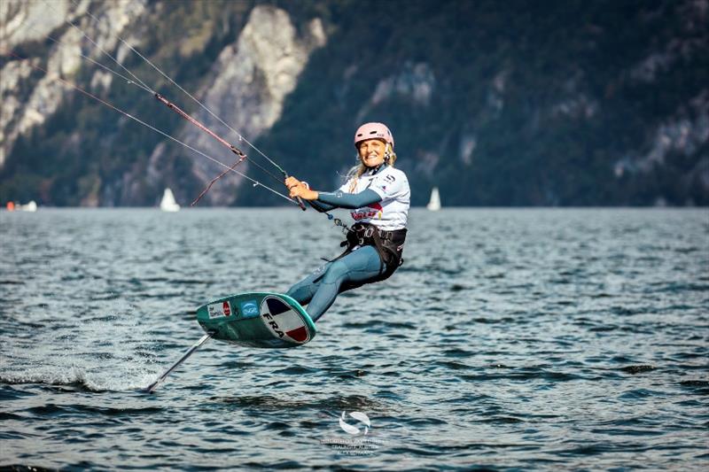 Poema Newland (FRA) - Upper Austria KiteFoil Grand Prix, Day 3 - photo © IKA / Alex Schwarz