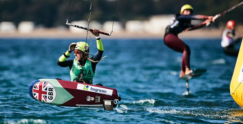 Ellie Aldridge (GBR) - 2021 Formula Kite World Championships in Torregrande, Sardinia - Day 4 - photo © IKA Media / Robert Hajduk