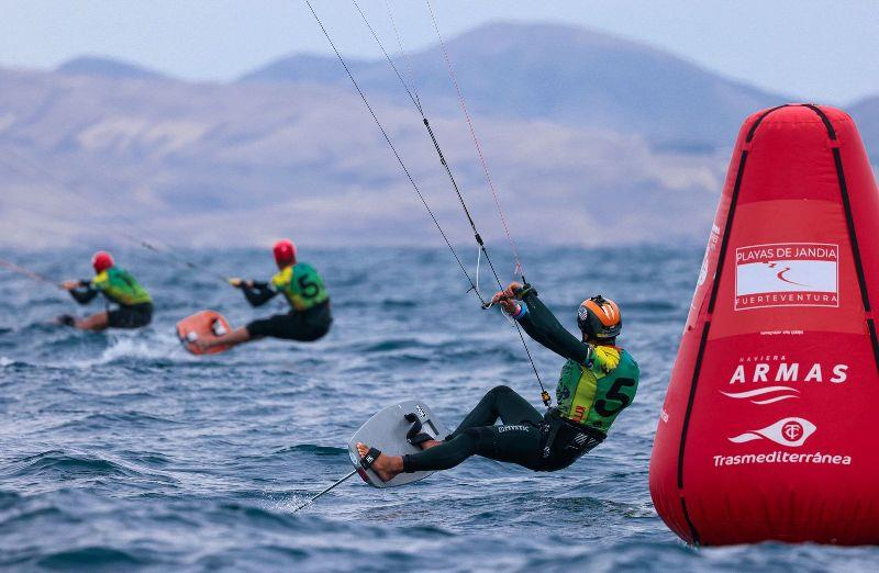 Perfect foiling conditions in Fuerteventura - 2021 KiteFoil World Series Fuerteventura, Day 2 photo copyright IKA Media / Sailing Energy taken at  and featuring the Kiteboarding class