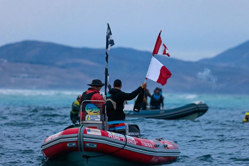 Racing reluctantly canned for the day - 2021 KiteFoil World Series Fuerteventura, Day 3 - photo © IKA Media / Sailing Energy