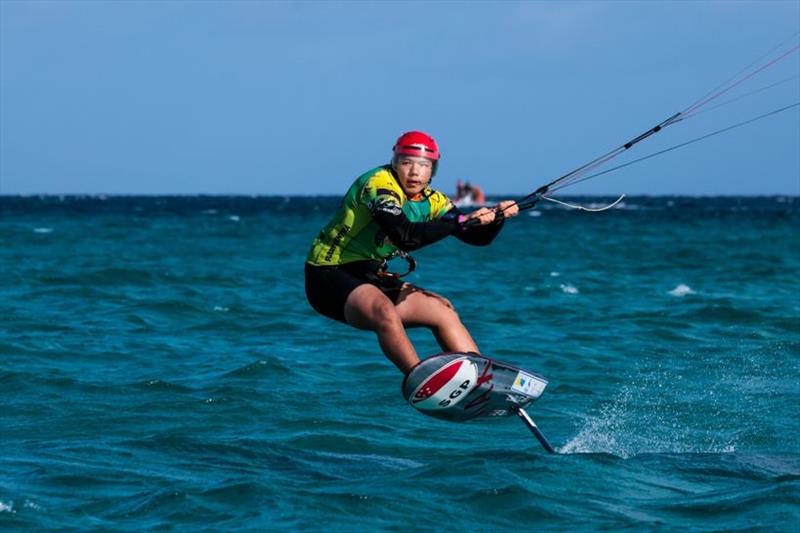 Max Maeder, U19 and outright winner at 15 years old - 2021 KiteFoil World Series Fuerteventura - photo © IKA Media / Sailing Energy