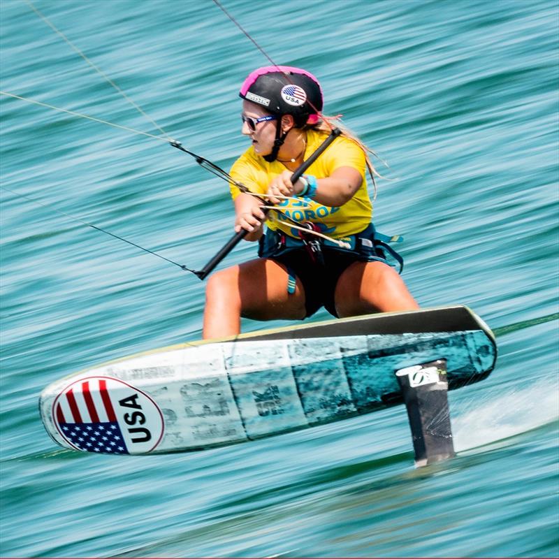 Daniela Moroz photo copyright Road to Gold taken at  and featuring the Kiteboarding class
