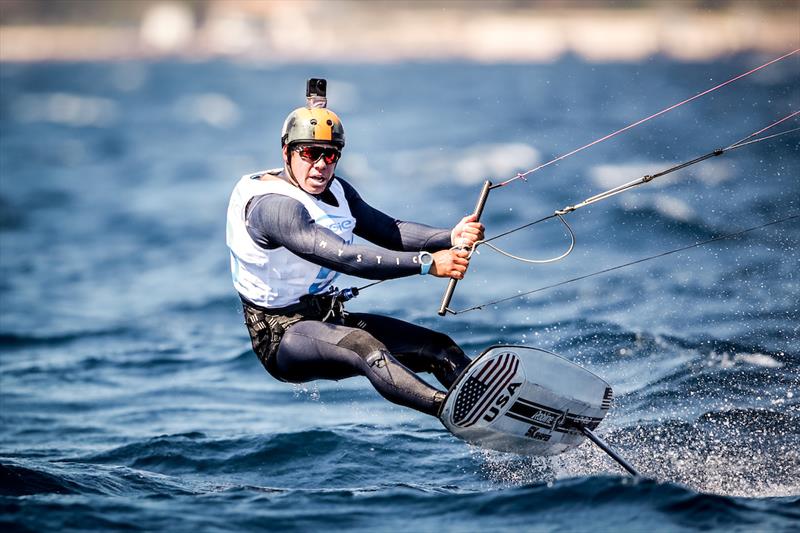 Kiteboarding - Day 2 - 53rd Semaine Olympique Francais, Hyeres - April 2022 photo copyright Sailing Energy / FFVOILE taken at  and featuring the Kiteboarding class