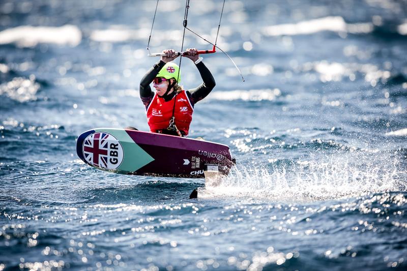 Kiteboarding - Day 2 - 53rd Semaine Olympique Francais, Hyeres - April 2022 photo copyright Sailing Energy / FFVOILE taken at  and featuring the Kiteboarding class