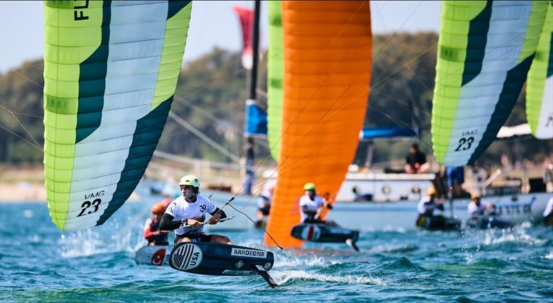 IKA Kitefoiling Youth Worlds Torregrande 2022, Day 0 photo copyright Robert Hajduk / IKA media taken at  and featuring the Kiteboarding class