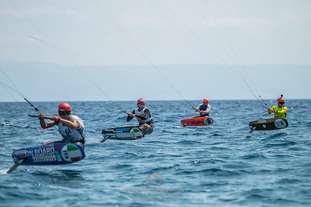 2022 KiteFoil World Series Gizzeria final day photo copyright IKA Media taken at  and featuring the Kiteboarding class