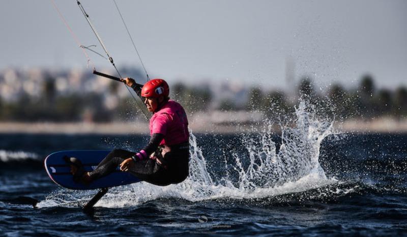 Lauriane Nolot (FRA) aiming at her first world title - 2022 Formula Kite World Championships, day 1 - photo © Robert Hajduk / IKA media