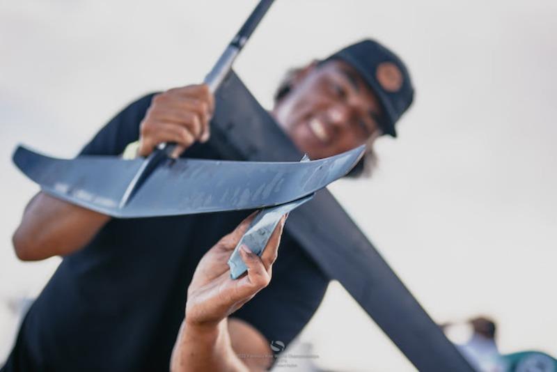 Ventilation issues make foil preparation more critical than ever - 2022 Formula Kite World Championships, day 1 - photo © Robert Hajduk / IKA media