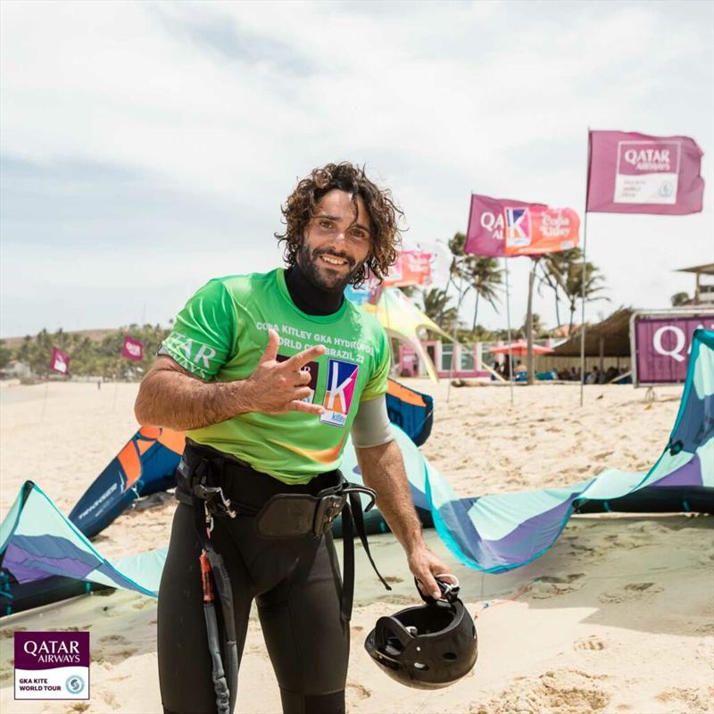 Antonin Rangin - Copa Kitley GKA Kite-Surf & Hydrofoil-Freestyle World Cups Brazil photo copyright Svetlana Romantsova taken at  and featuring the Kiteboarding class