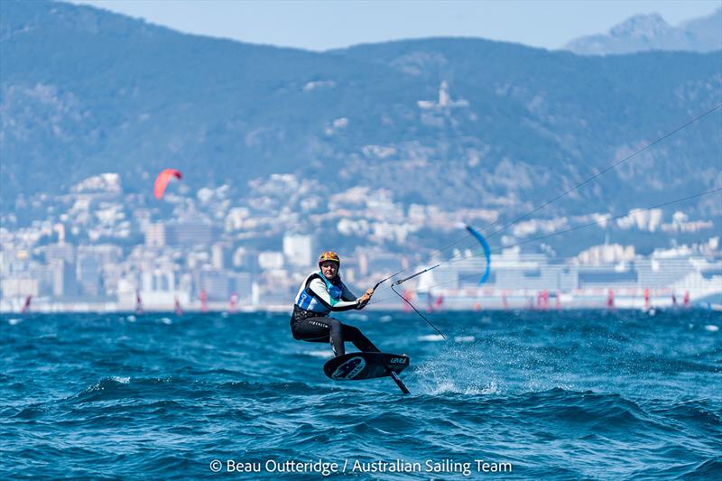 Breiana Whitehead in action  photo copyright Beau Outteridge taken at Australian Sailing and featuring the Kiteboarding class