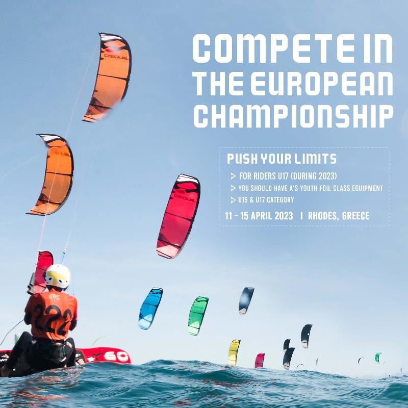 2023 A' YouthFoil Europeans and training camp photo copyright International Kiteboarding Association taken at  and featuring the Kiteboarding class