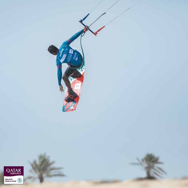 Posito Martinez - Visit Qatar GKA Freestyle-Kite World Cup - Day 2 photo copyright Svetlana Romantsova taken at  and featuring the Kiteboarding class