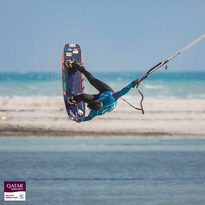 Carlos Mario - Visit Qatar GKA Freestyle-Kite World Cup - Day 4 photo copyright Svetlana Romantsova taken at  and featuring the Kiteboarding class