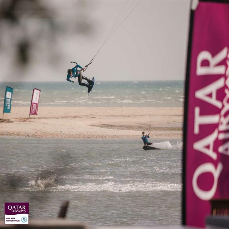 Valentin Rodriguez - Visit Qatar GKA Freestyle-Kite World Cup - Day 4 photo copyright Svetlana Romantsova taken at  and featuring the Kiteboarding class