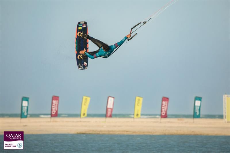 Carlos Mario - Visit Qatar GKA Freestyle-Kite World Cup - Day 5 photo copyright Svetlana Romantsova taken at  and featuring the Kiteboarding class