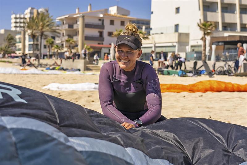 Brei Whitehead at Palma photo copyright Beau Outteridge taken at Real Club Náutico de Palma and featuring the Kiteboarding class