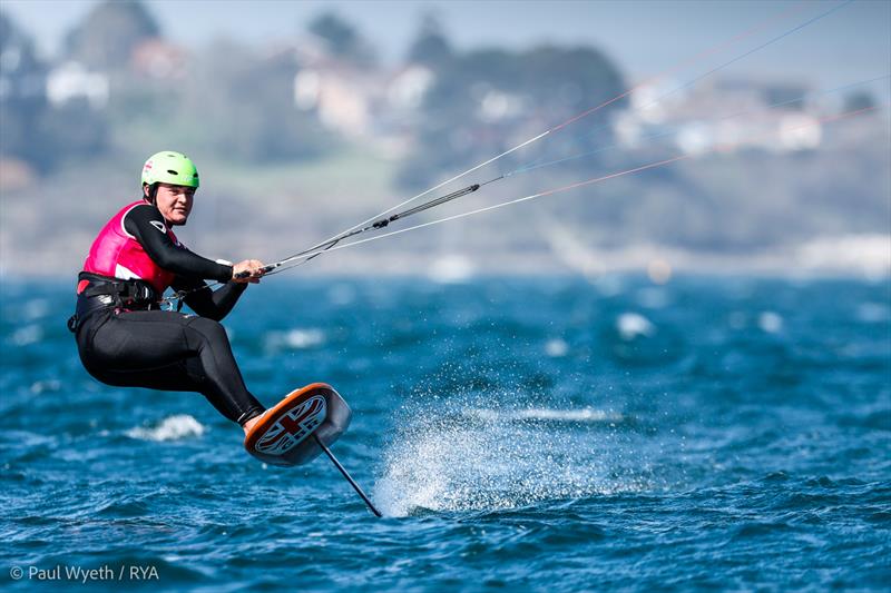 2023 RYA Youth National Championships at the WPNSA photo copyright Paul Wyeth / RYA taken at Weymouth & Portland Sailing Academy and featuring the Kiteboarding class