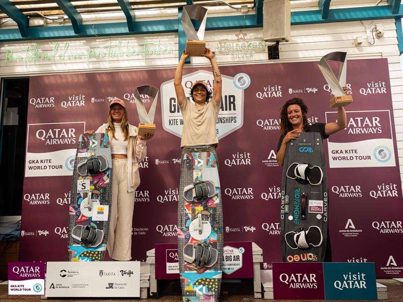 Women's Big Air Twin-Tip World podium - photo © Samuel Cardenas