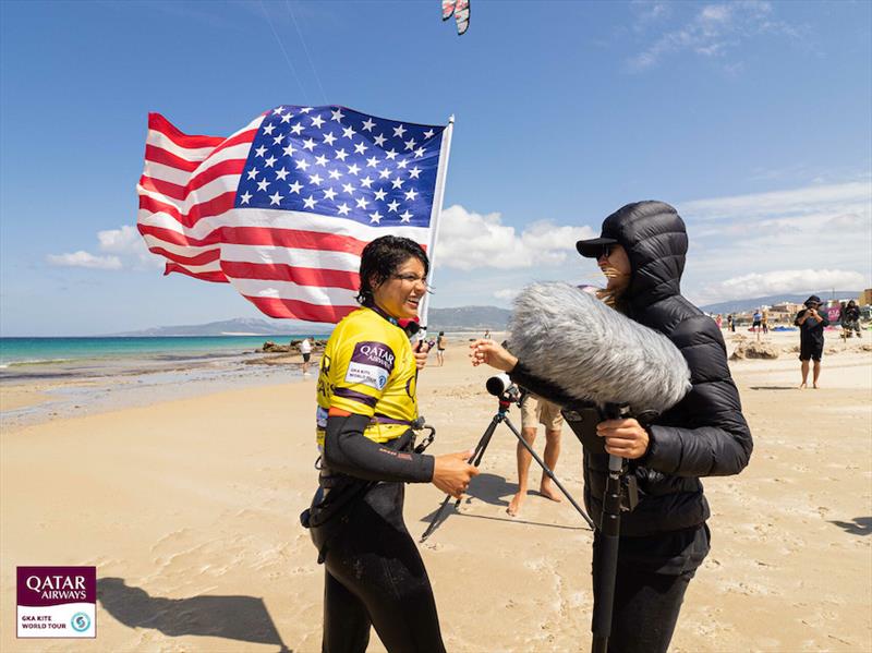 Mikaili Sol - 2023 Qatar Airways GKA Big Air Kite World Championships photo copyright Samuel Cardenas taken at  and featuring the Kiteboarding class