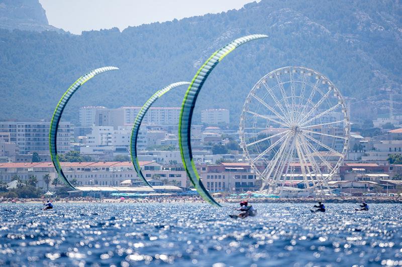 Paris 2024 Olympic Test Event Day 1 photo copyright World Sailing taken at  and featuring the Kiteboarding class