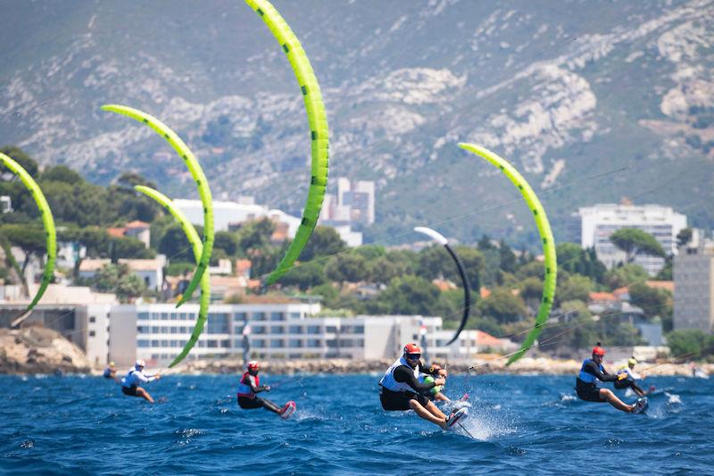 Paris 2024 Olympic Test Event Day 5 photo copyright World Sailing taken at  and featuring the Kiteboarding class
