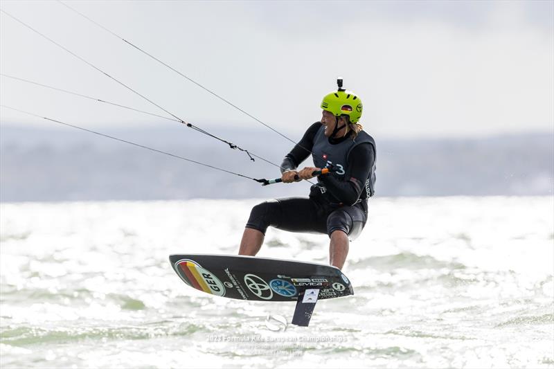 2023 Formula Kite Europeans - Jannis Maus in risk-taking mode - photo © IKA media / Mark Lloyd