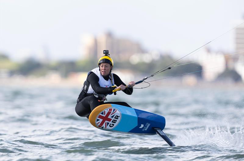2023 Formula Kite Europeans - Ellie Aldridge on fire on home waters - photo © IKA media / Mark Lloyd