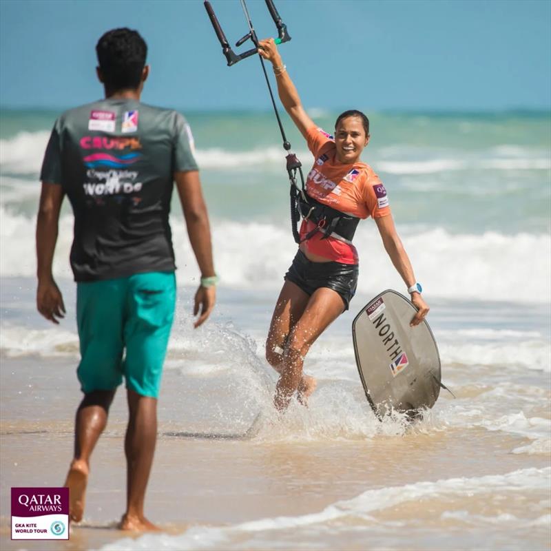 Kesiane Rodrigues - Copa Kitley GKA Kite-Surf World Cup Cauipe - Day 2 - photo © Svetlana Romantsova