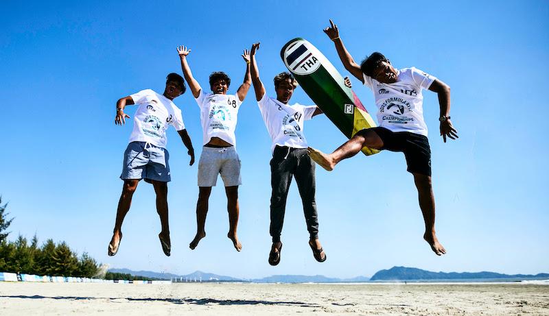 Team Thailand get the blood pumping before competition - 2023 Formula Kite Asia & Oceania Championships - photo © IKA Media / Robert Hajduk