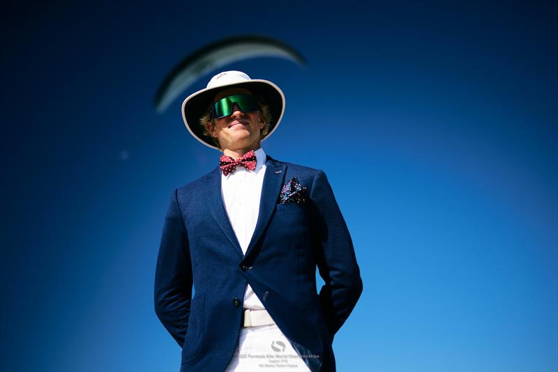 Race officer Michal Jodlowski is dressed for action - 2023 Formula Kite Asia & Oceania Championships - photo © IKA Media / Robert Hajduk