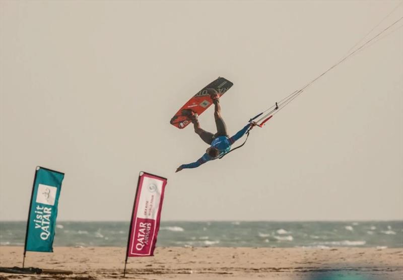 GKA Freestyle-Kite World Cup Finals Qatar photo copyright Svetlana Romantsova taken at  and featuring the Kiteboarding class