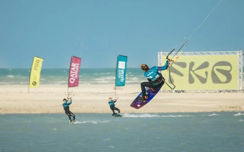 GKA Freestyle-Kite World Cup Finals Qatar photo copyright Svetlana Romantsova taken at  and featuring the Kiteboarding class