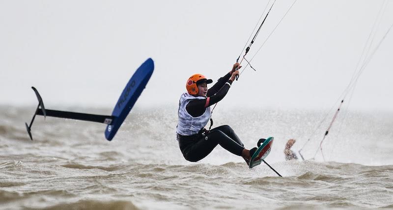 In kitefoiling you take nothing for granted - 2023 KiteFoil World Series Final in Zhuhai, day 2 photo copyright IKA Media / Robert Hajduk taken at  and featuring the Kiteboarding class