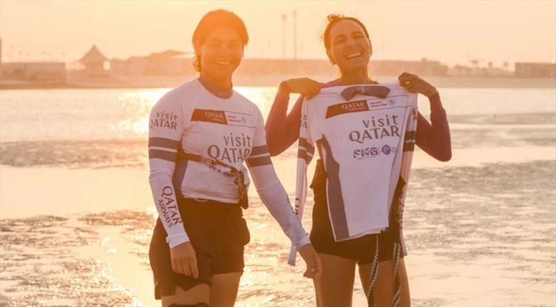 Bruna Kajiya and Mikaili Sol - Visit Qatar GKA Freestyle Kite World Cup Finals, Day 1 - photo © Svetlana Romantsova