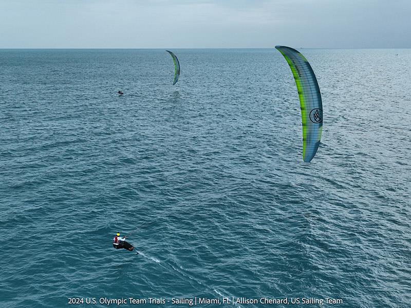 U.S. Olympic Team Trials - Sailing Day 5 photo copyright Allison Chenard taken at US Sailing Center of Martin County and featuring the Kiteboarding class